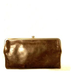 Hobo leather clutch wallet